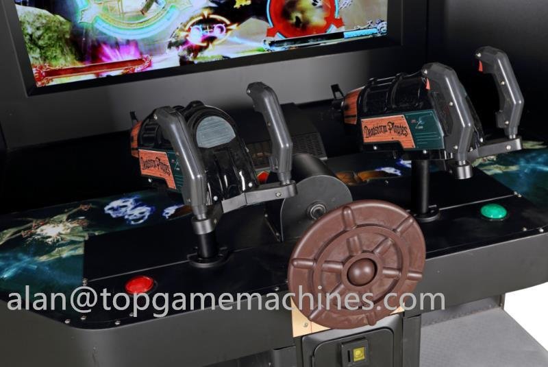 55'' inch adult shooting arcade game machine deadstorm pirates coin operated vid 3