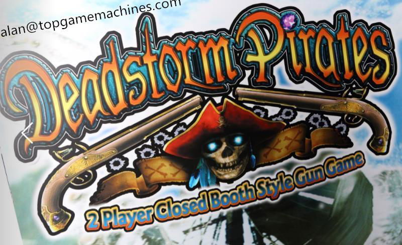 55'' inch adult shooting arcade game machine deadstorm pirates coin operated vid 5