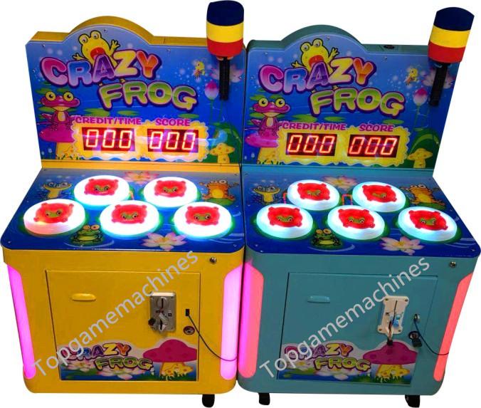 2018 hitting frog arcade amusement coin operated game machine crazy frog