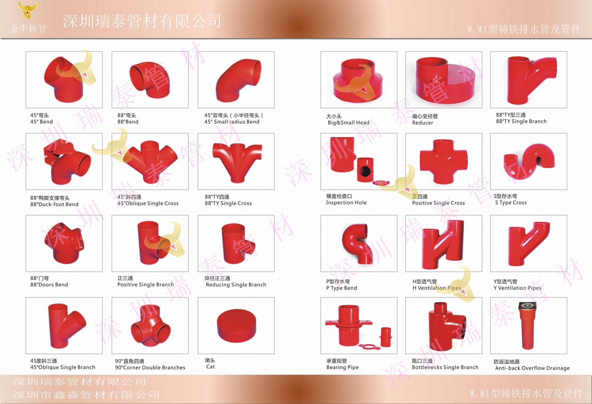 医院专用铸铁排水管 2