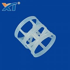 Plastic pall ring packing 25mm for distillation column polypropylene material