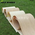 Bamboo wood veneer 0.3-0.6mm artificial Bamboo veneer for furniture for skat