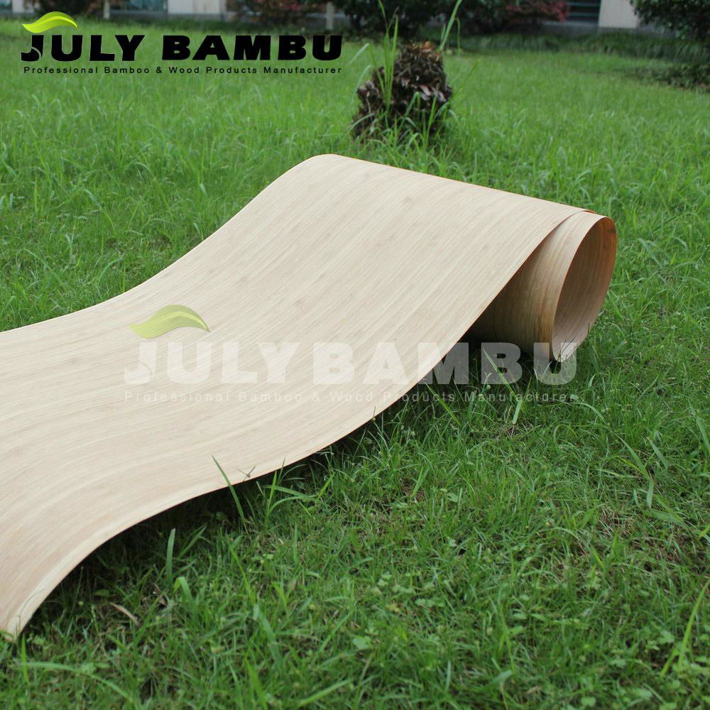 0.3mm 0.5mm 0.6mm Carbonized Vertical Oil Paint Waterproof Bamboo Wood Veneer   3