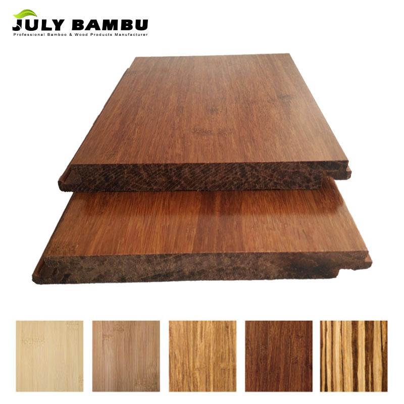 Standard Size Strand Solid Caramel Bamboo Flooring Thickness 15mm 4