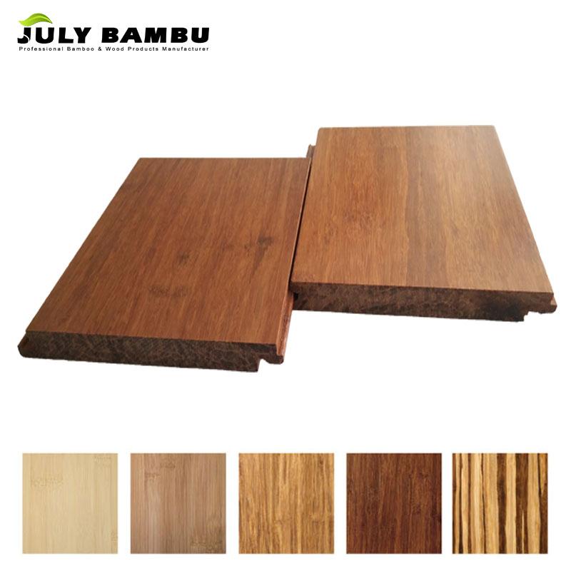 Standard Size Strand Solid Caramel Bamboo Flooring Thickness 15mm 5