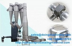 Flash dryer machine for the process of cassava starch 