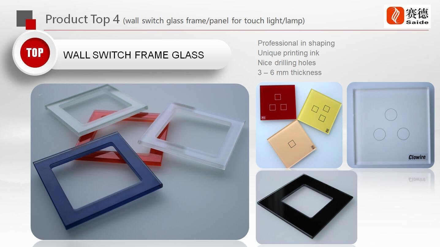 Tempered Glass Touch Switch Panels Glass Panel For Sale 5