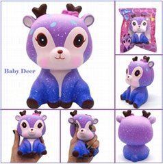 Kiibru PU soft Galaxy Deer squishy toys