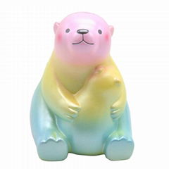 Kiibru slow rising rainbow bear squishy 