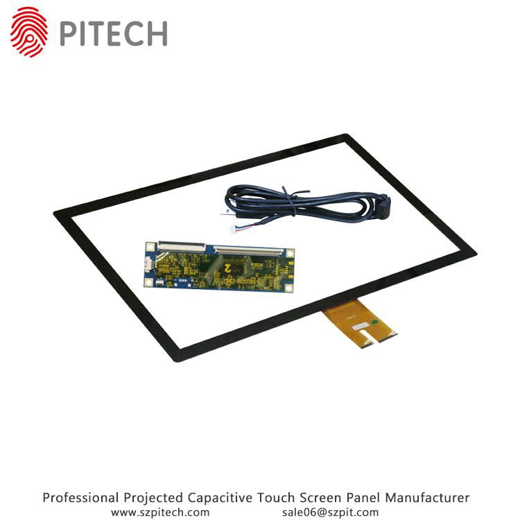 USB Interface 21.5 Inches Capacitive Touch Screen Overlay Kit