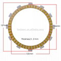 Motorcycle parts clutch plate importers ZZR250 GPZ50 GPX250 clutch piece 1