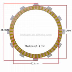 Motorcycle parts clutch plate importers ZZR250 GPZ50 GPX250 clutch piece