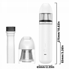 Handheld mini car vaccum cleaner air duster rechargeable Wireless cordless Small