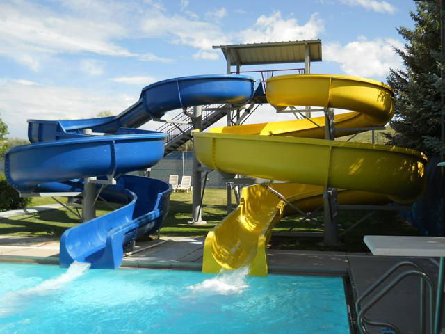 swimming pool water games water park slides 2