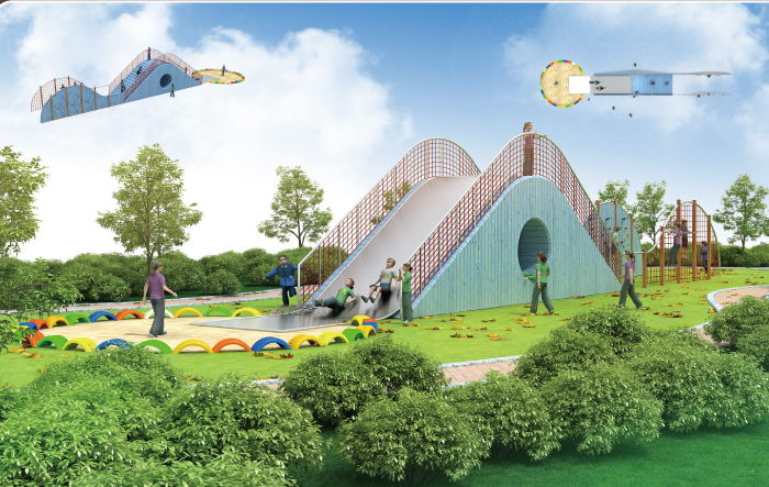 Outdoor amusement park customized design with low price 2