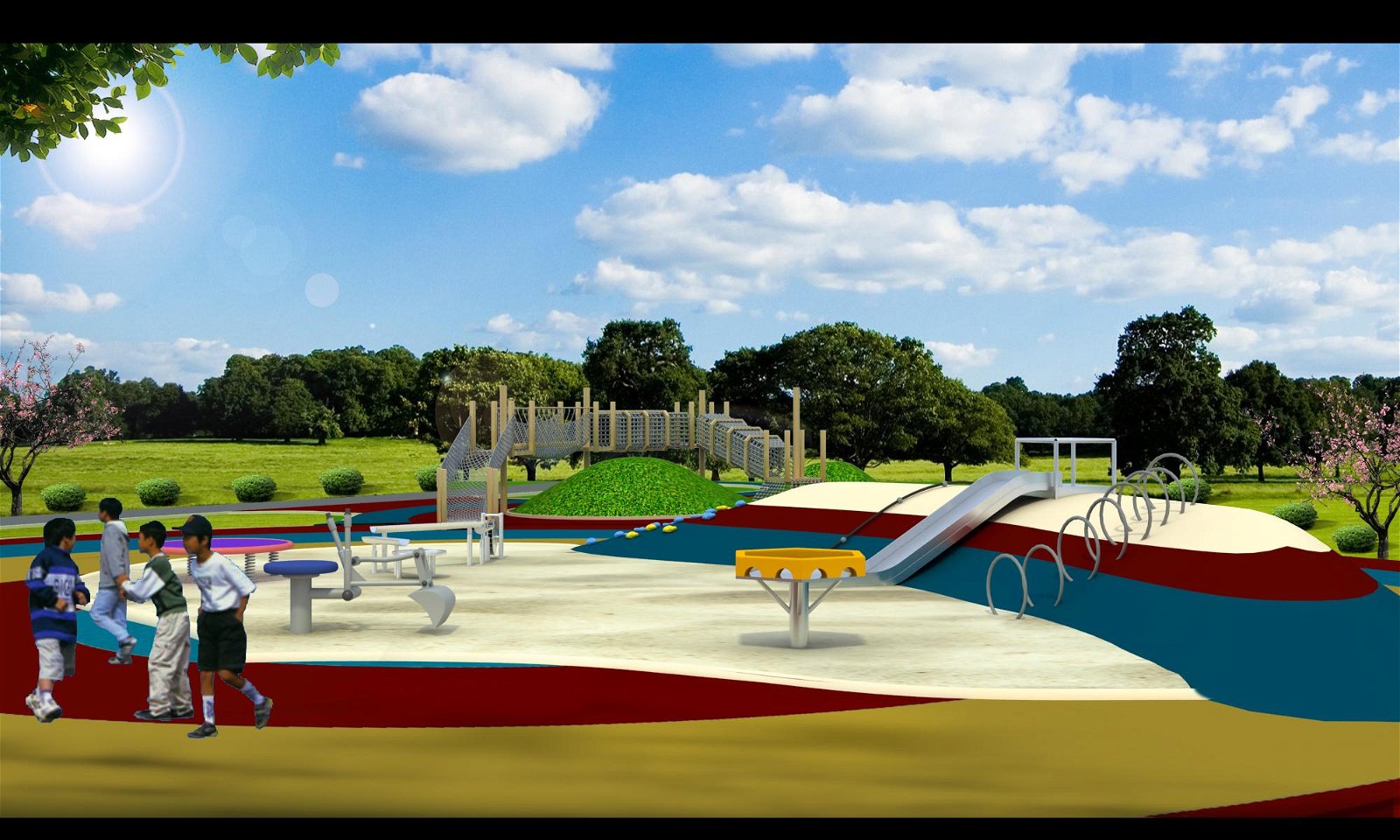 Outdoor amusement park customized design with low price 5