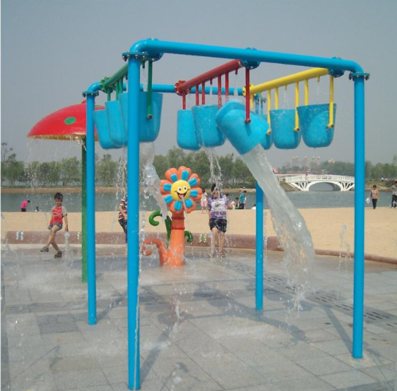 Aqua Park Equipment Children Play Water Park Dump Bucket for Pool 5