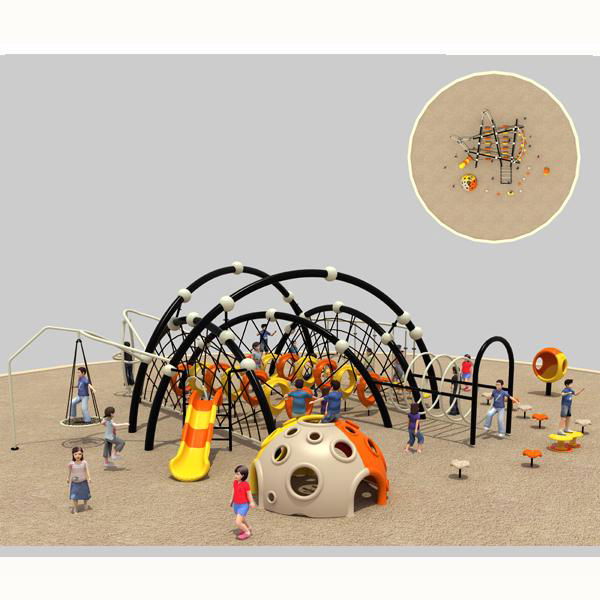 Multifunction Steel Kids Outdoor Climbing Structure for Exercise