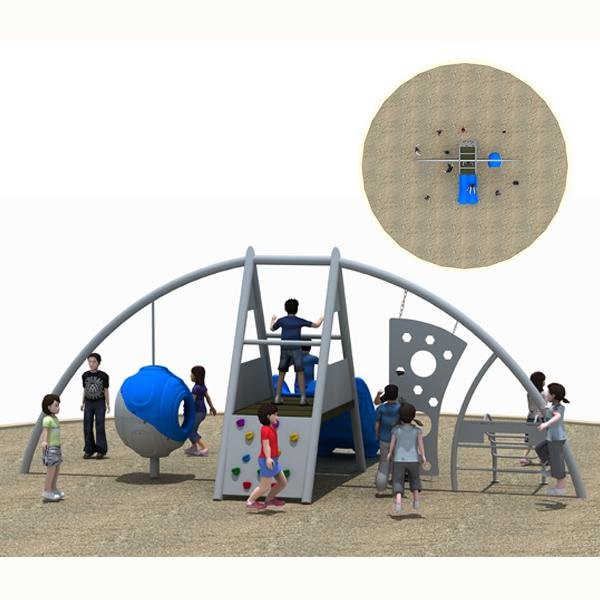 Multifunction Steel Kids Outdoor Climbing Structure for Exercise 4