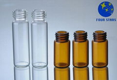 pharmaceutical use glass vials with both clear and amber color
