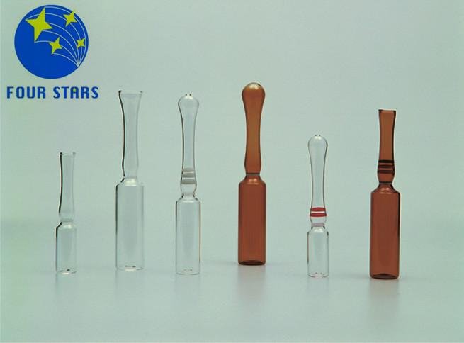 China factory pharma aid packaging B/C/D type glass ampoules 4