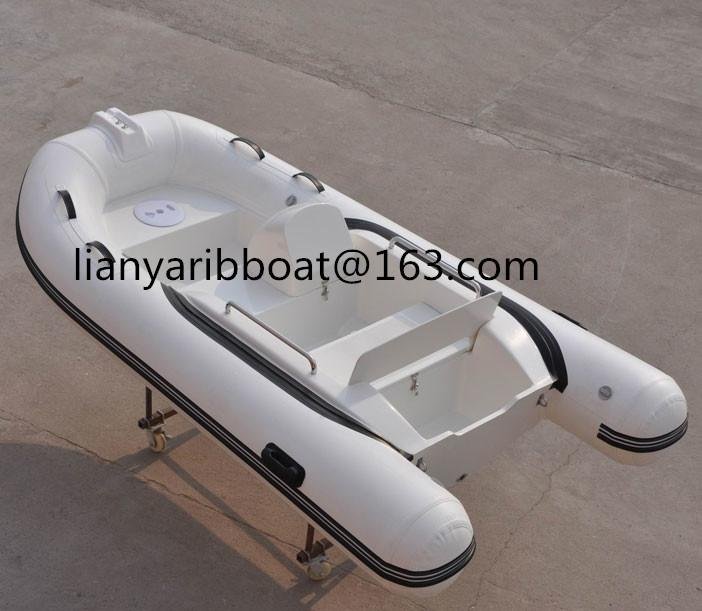 Liya 3.3m rib yacht tender inflatable boats fast speed rubber boat 3