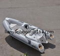 Liya 3.8m small inflatable boats Chinese best rib dinghy luxury 4