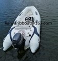 Liya 3.8m small inflatable boats Chinese best rib dinghy luxury 5