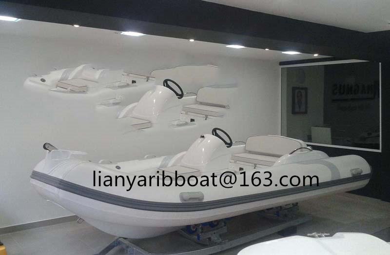 Liya 4.3m small yatch luxury boat yacht tenders rib inflatable boat with ce 2