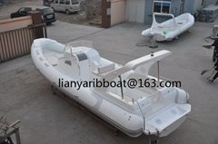 Liya 8.3m heavy duty rib boat hypalon passenger RIB cabin boat