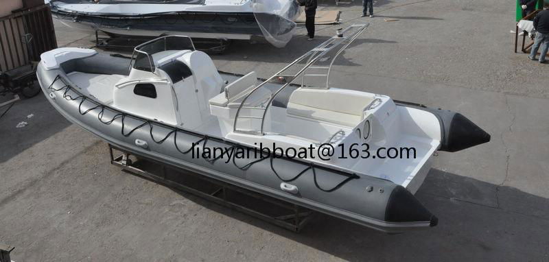 Liya 8.3m heavy duty rib boat hypalon passenger RIB cabin boat 5
