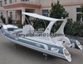 Liya 5.8m military RIB boat inflatable rescue boat for sale 4