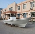 Liya SW760 fiberglass fishing panga boats FRP work boat for sale 4