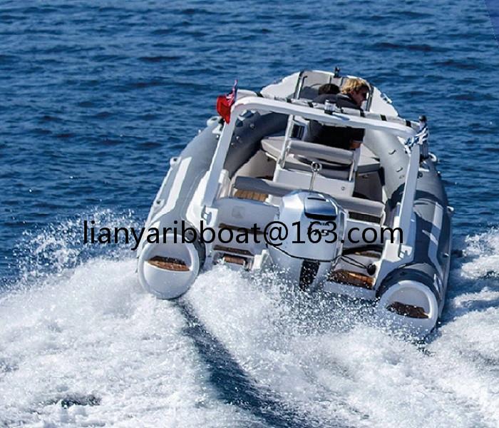 Buy Liya 5.2m Aluminum Hull Rib Boat Inflatable Fishing Boats For