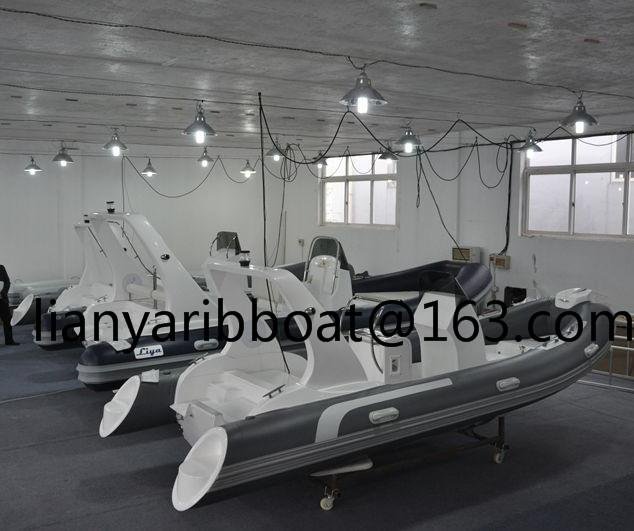 Liya 5.2m hypalon rib sport fishing boats rigid inflatable boat