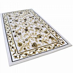 China factory fade resistant floral hallway wool blend carpet