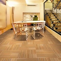 100% Polyester Waterproof Square Pvc Carpet Tile for Office