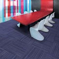 100% Polyester Waterproof Square Pvc Carpet Tile for Office 4