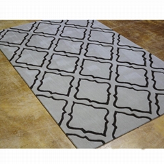 Popular Geometric Shaggy Rug For Living