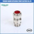 Double compression armored cable gland