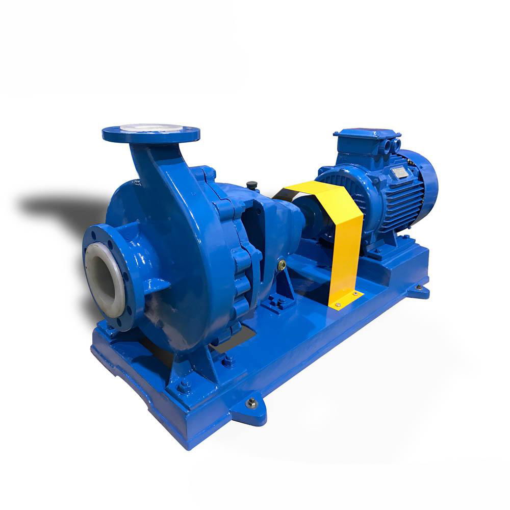 IHF single stage single suction pump PVDF lined pump centrifugal chemical pump