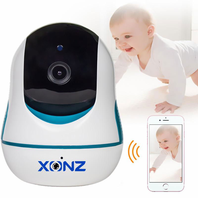 baby monitor smart home mini wifi camera with TUTK two way audio ptz ip camera
