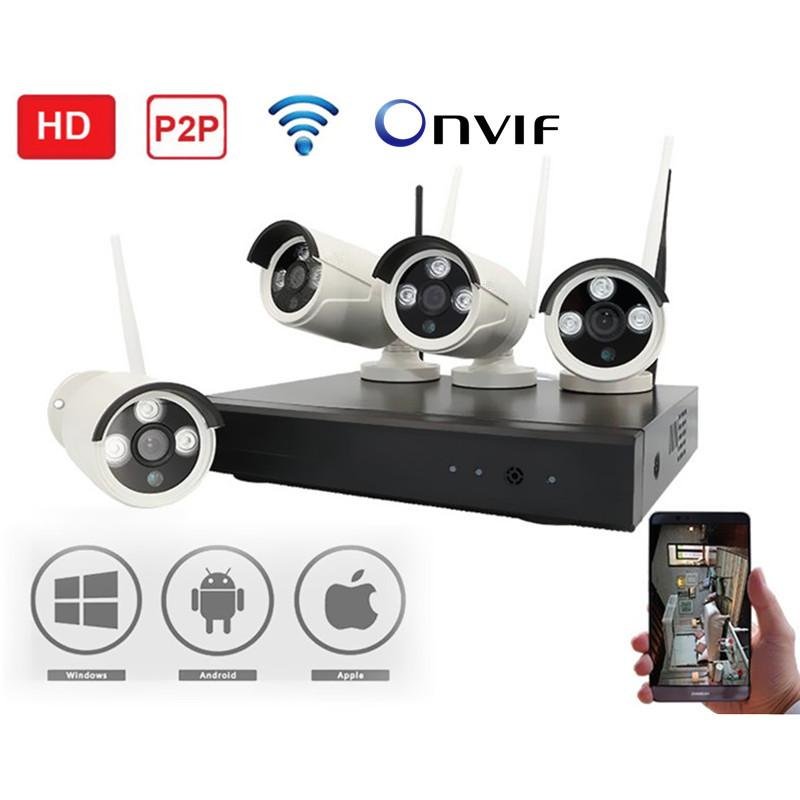Security camera system 720p 4ch IP wifi wireless NVR kit 3
