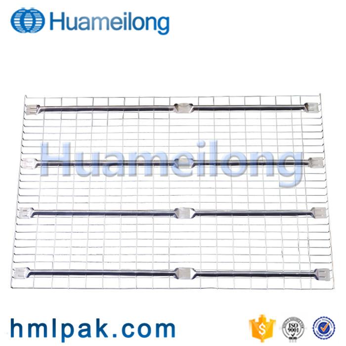 Storage cheap steel metal welded galvanized  powder coated wire mesh deck panel 5