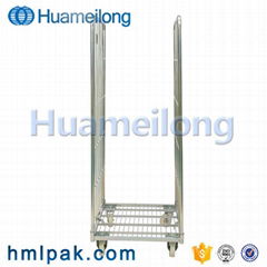 Warehouse industrial cheap A frame cargo transport galvanized roll cage for sale