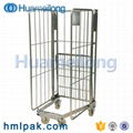 Goods transport high quality laundry logistic supermarket metal roll container 1