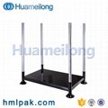 Heavy duty adjustable stacking industrial movable steel pallet converter rack  2