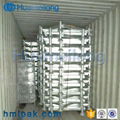 Heavy duty adjustable stacking industrial movable steel pallet converter rack 