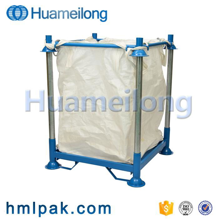 High quality adjustable steel portable storage big bag stacking pallet rack 2