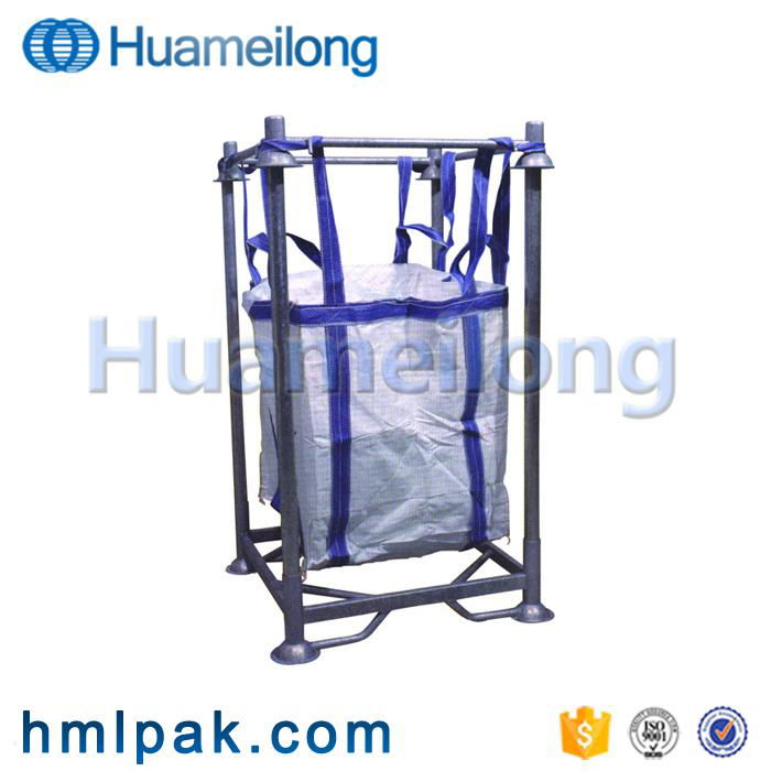 High quality adjustable steel portable storage big bag stacking pallet rack 3